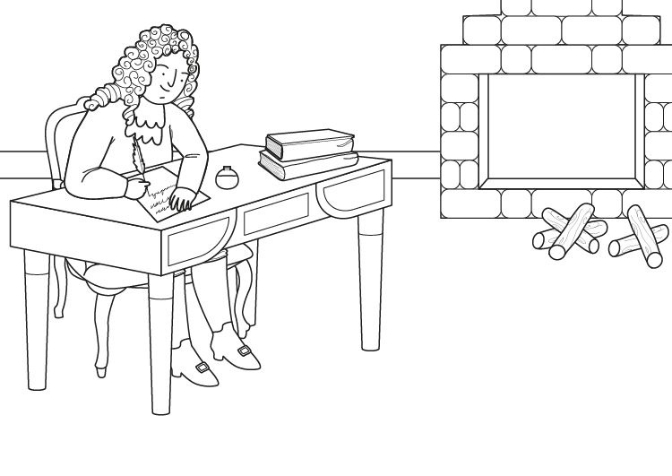 Charles Perrault: dibujo para colorear e imprimir