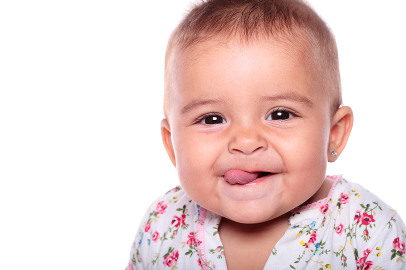 Sonrisa... ¡y te saco la lengua!