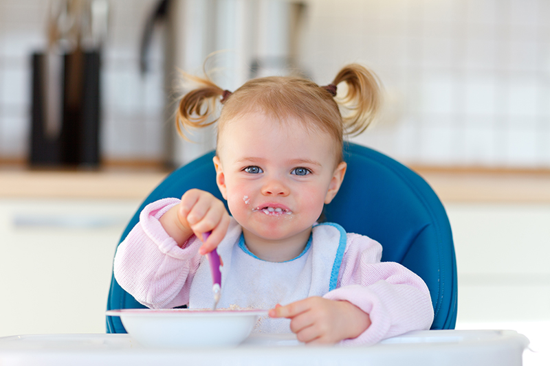 La alimentación del bebé a los 22 meses