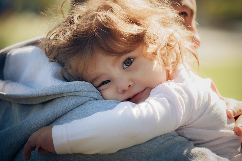 Abrazo niños