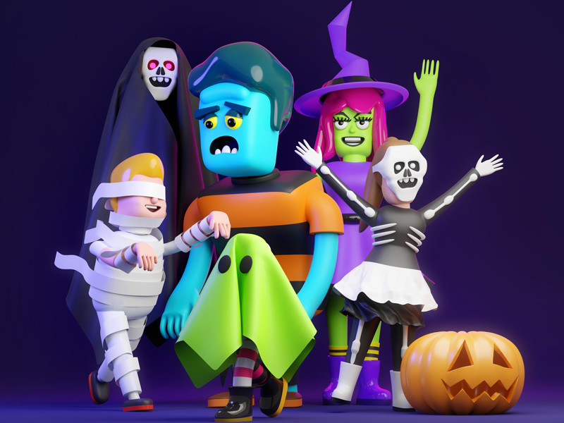 3 cuentos de Halloween para niños y adolescentes