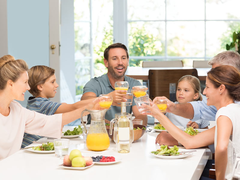 Comer en familia