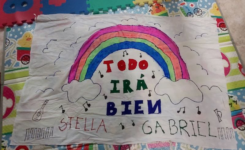 Gabriel y Stella, 5 y 3 años