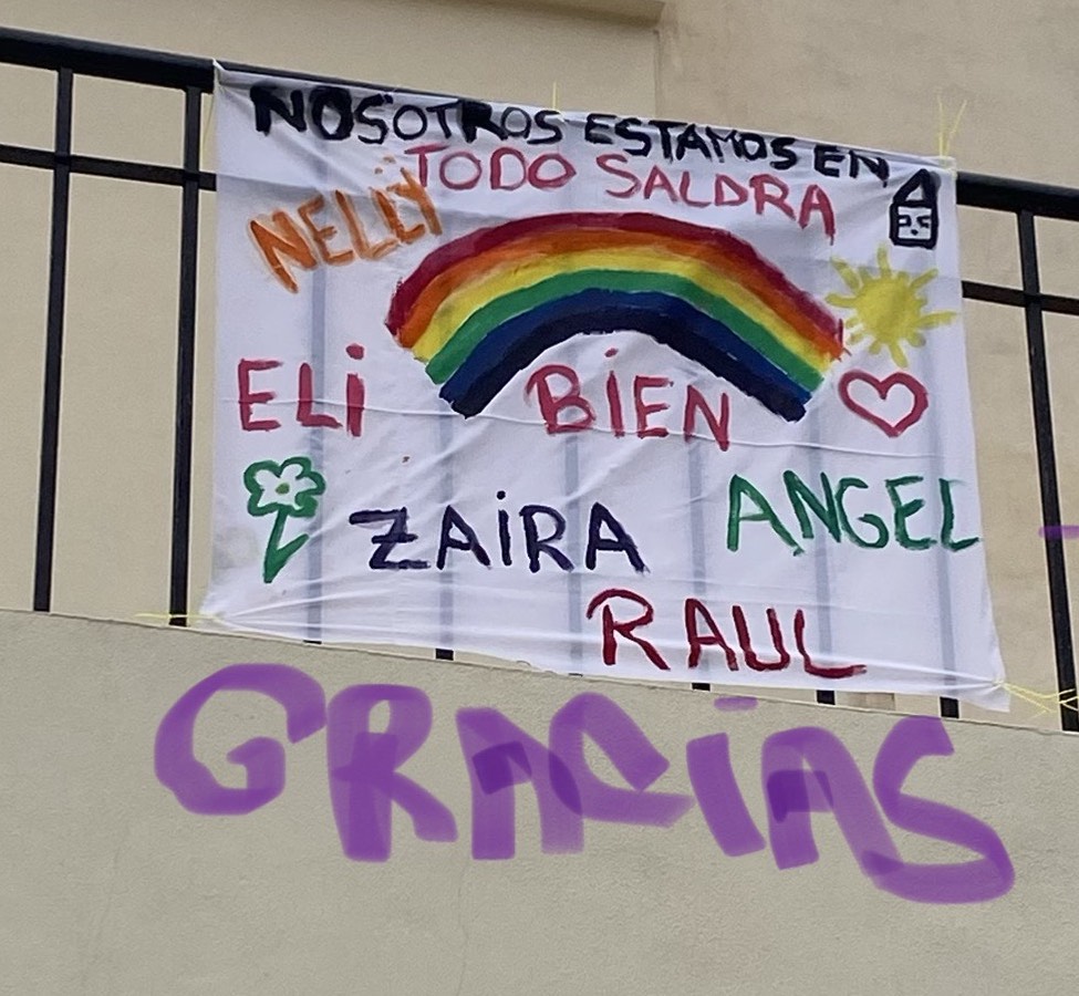 Zaira María, 9 año; Ángel, 7 años; Elisabeth, 4 años