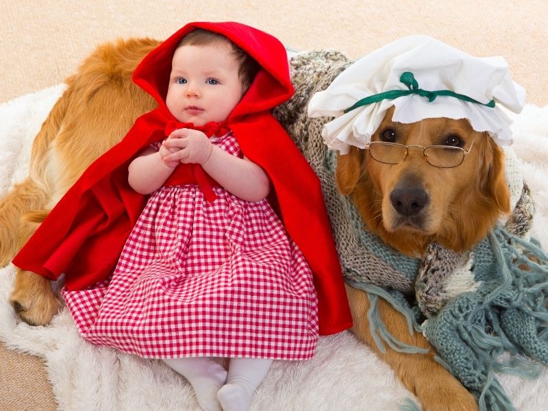 Disfraz de caperucita roja para bebés