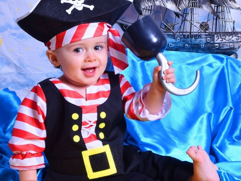 Disfraz de pirata para bebés