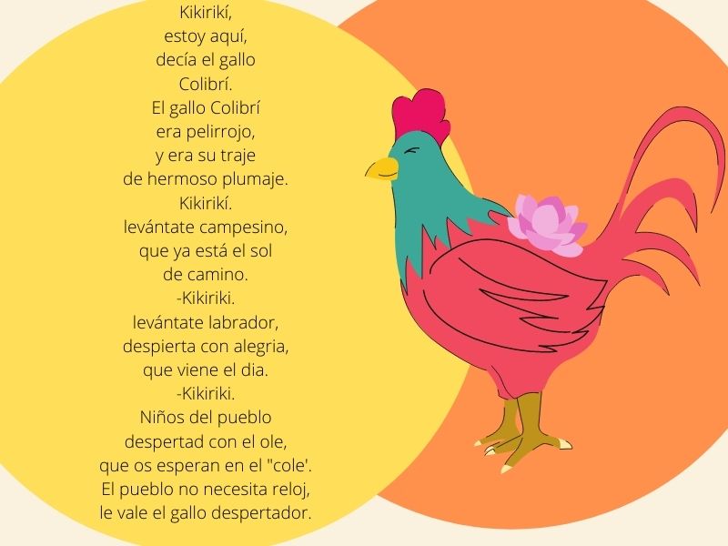 Kikiriki, poema para niños de Gloria Fuertes