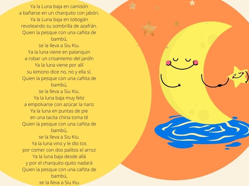 Bañar la luna, poema de María Elena Walsh para compartir