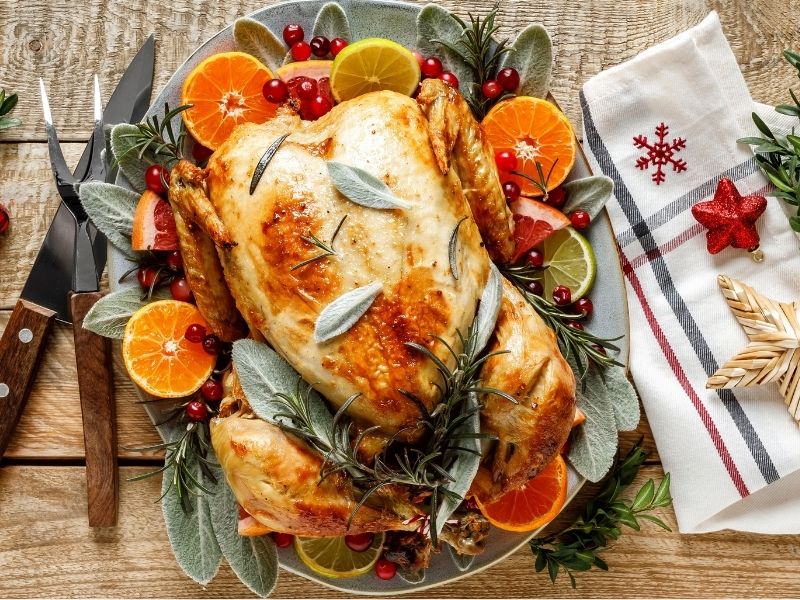 Receta de pavo de Navidad de Jamie Oliver paso a paso