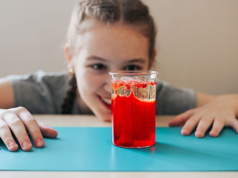 clímax limpiar misericordia Lámpara de lava casera. Ciencia para niños