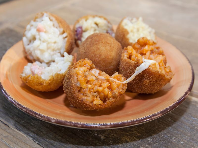 Croqueta de risotto