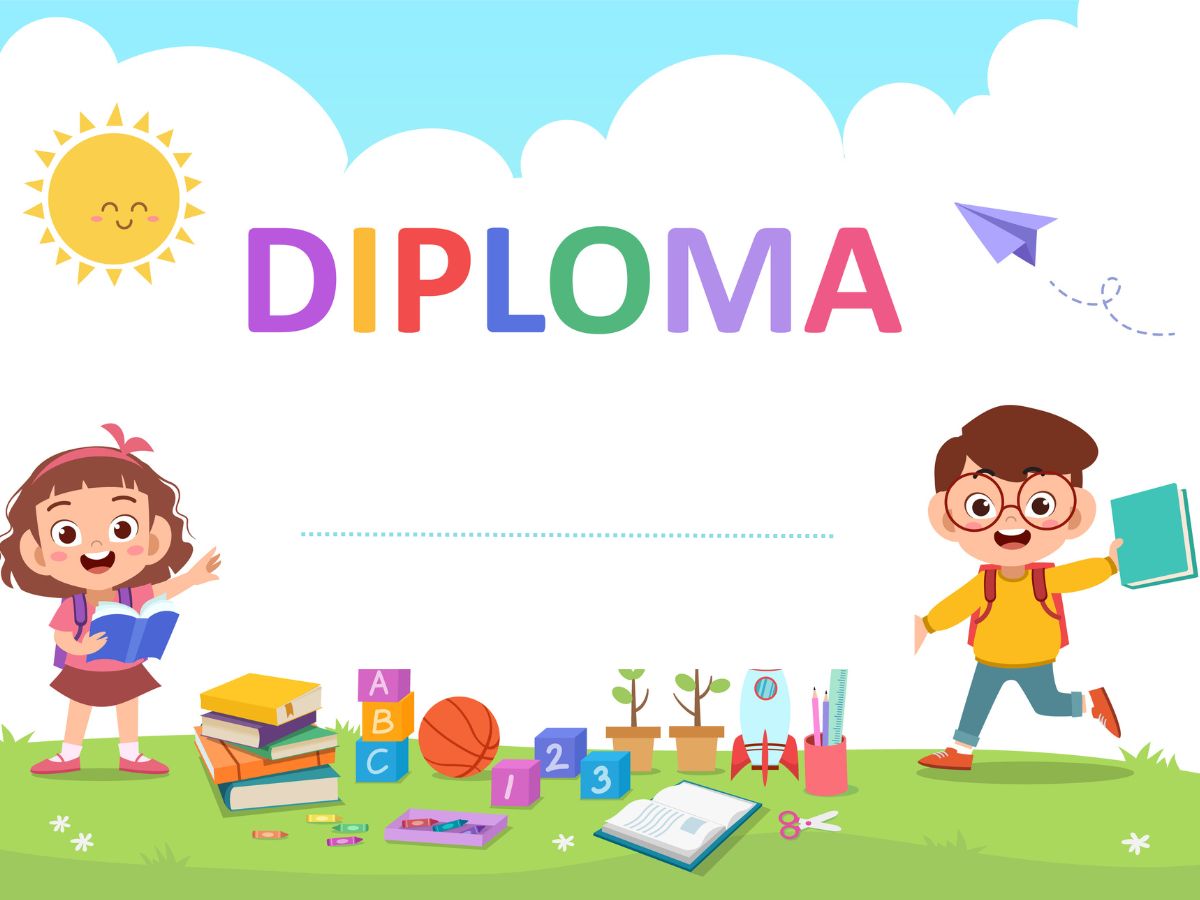 Diplomas de graduación de Infantil y Primaria para imprimir