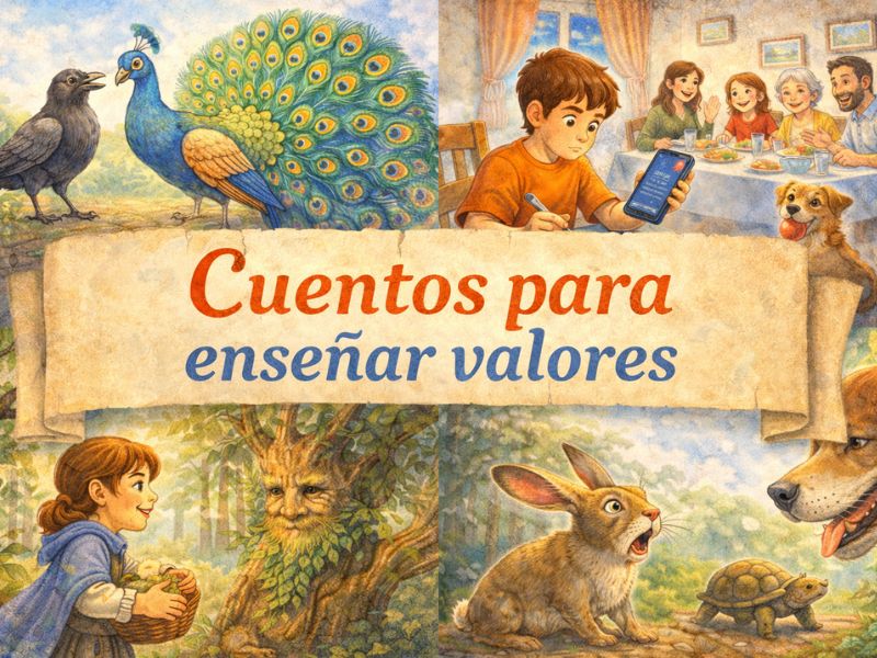 5 Cuentos y fábulas para enseñar valores a los niños, y disfrutarlos en