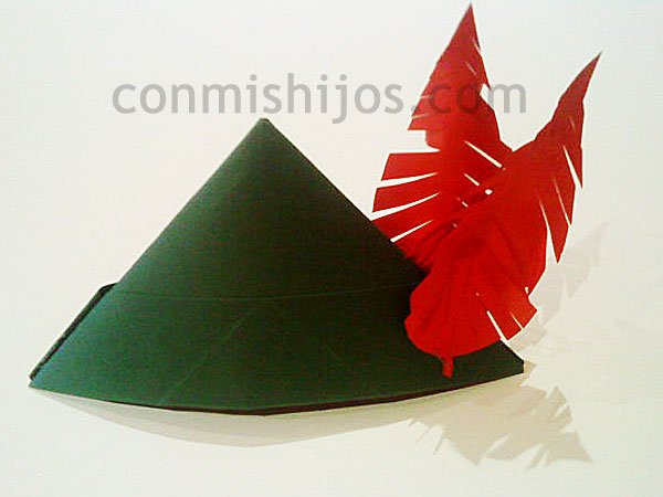 Sombrero de Robin Hood. Manualidades de para niños