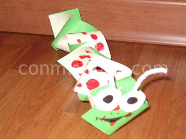Serpiente de papel. Manualidades para niños Serpiente de papel. Manualidades para niños