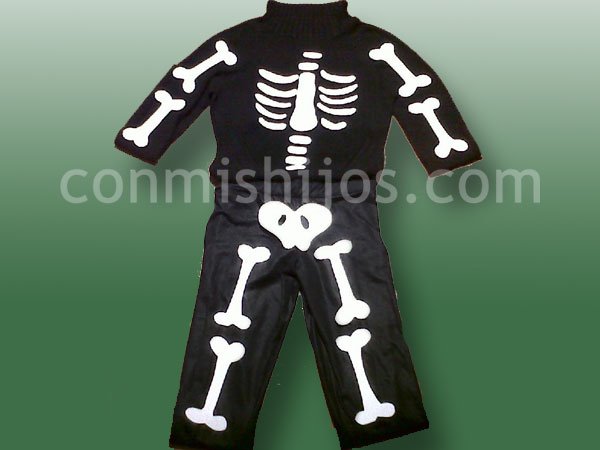 fatiga científico medias Disfraz de esqueleto. Manualidades para Halloween