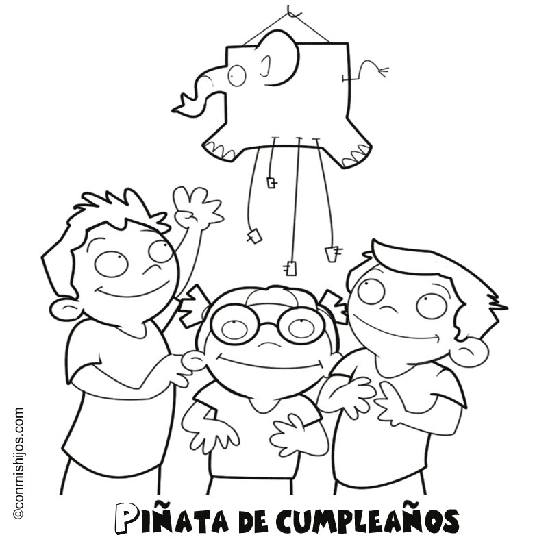 Piñata de cumpleaños