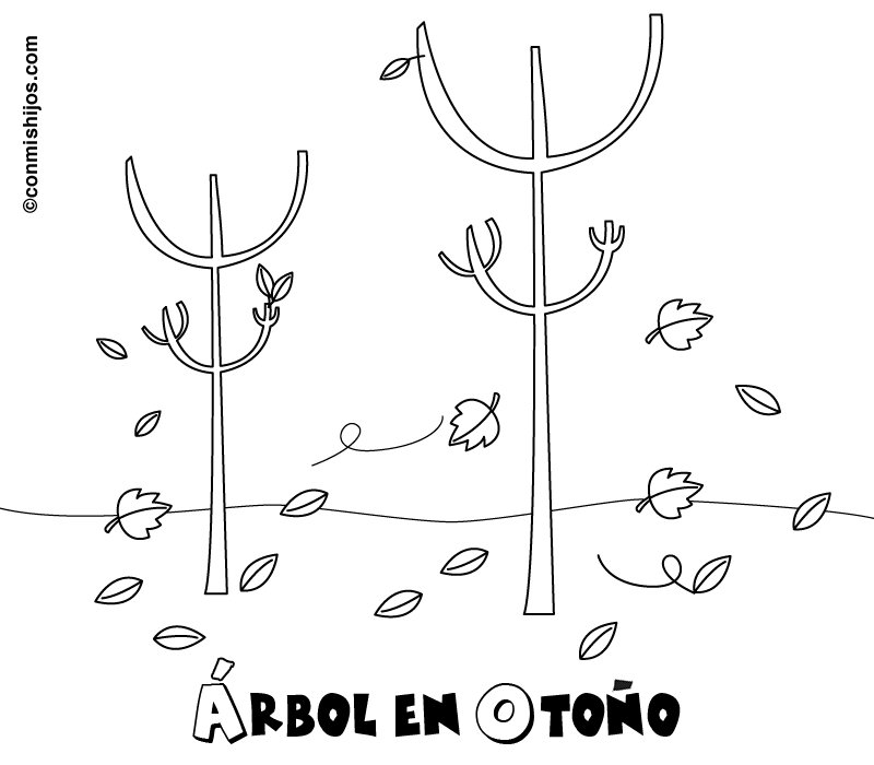 Árboles en otoño