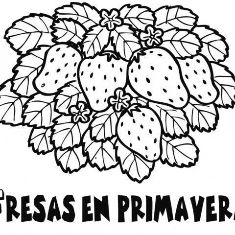 Fresas en primavera