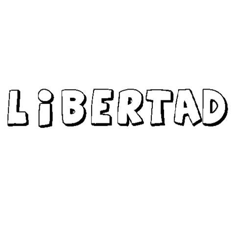 LIBERTAD: Dibujos para colorear