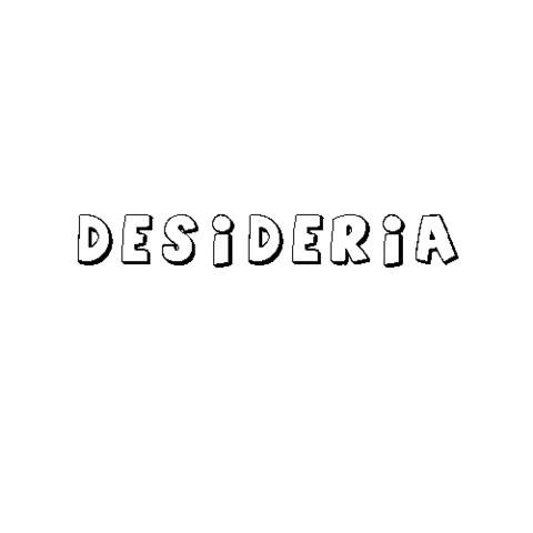 DESIDERIA