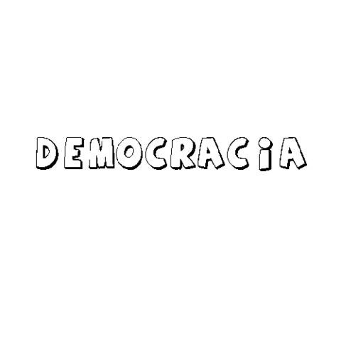 DEMOCRACIA: Dibujos para colorear