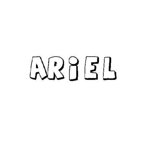 ARIEL : Dibujos para colorear