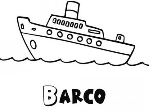 Dibujos de un crucero para colorear. Dibujos de barcos para niños