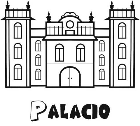 Palacio: Dibujos para colorear