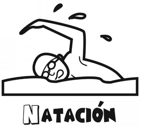 Detalle 39+ imagen dibujos de natacion faciles