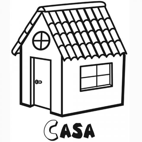 Casa: Dibujos para colorear