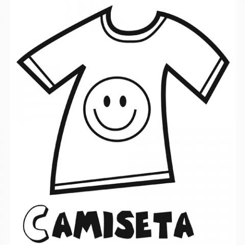 Circunferencia perfil soldadura Dibujo de una camiseta para imprimir y pintar