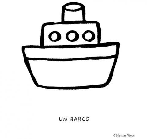 Dibujos de barcos para colorear. Imágenes de barcos para niños