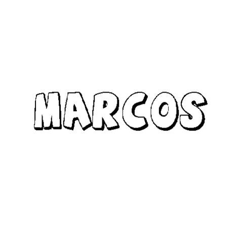 MARCOS: Dibujos para colorear