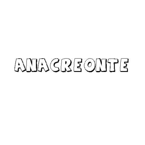 ANACREONTE