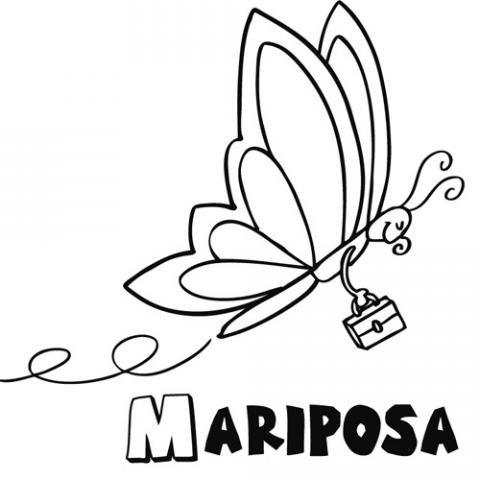 Mariposa volando