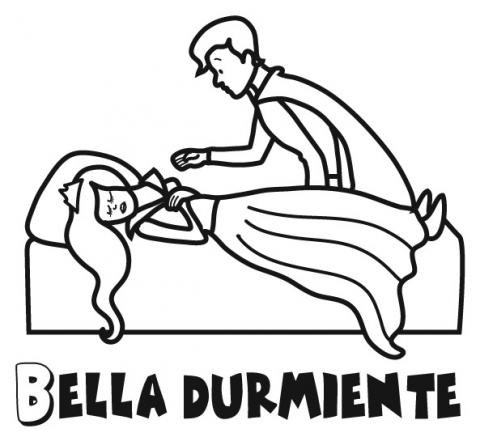 Bella durmiente: Dibujos para colorear