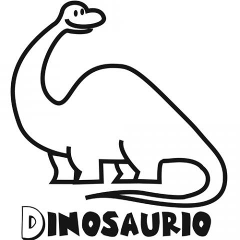  Dinosaurio para colorear branchiosaurio