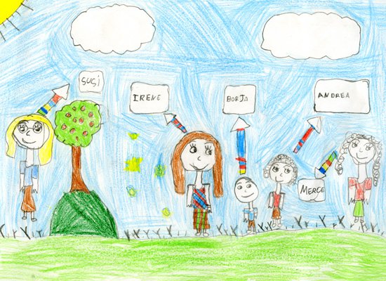 Dibujo de Irene, de 6 años