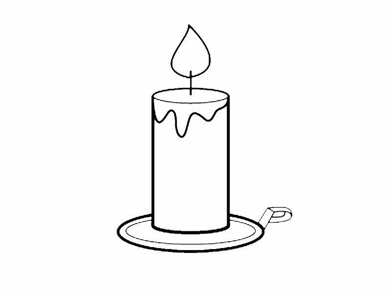 Detalle 14+ imagen dibujos de velas para colorear