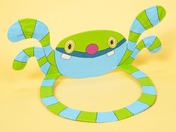 Canasta monstruo. Manualidad divertida para niños Canasta monstruo. Manualidad divertida para niños
