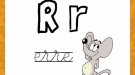 Aprender a escribir la letra R