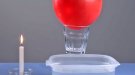 Levantar un vaso con un globo