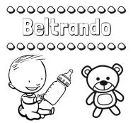 Divertidos dibujos de nombres: peluche y bebé