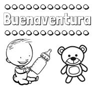 Divertidos dibujos de nombres: peluche y bebé