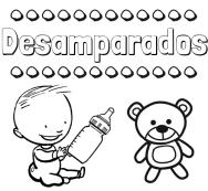 Divertidos dibujos de nombres: peluche y bebé