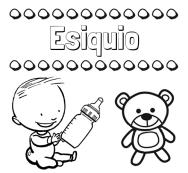 Divertidos dibujos de nombres: peluche y bebé