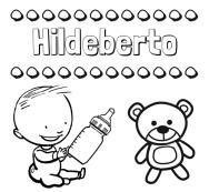 Divertidos dibujos de nombres: peluche y bebé