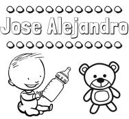 Divertidos dibujos de nombres: peluche y bebé