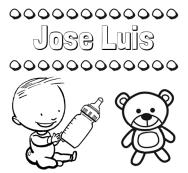 Divertidos dibujos de nombres: peluche y bebé